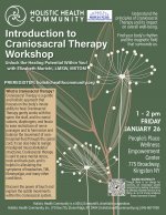 OUTREACH: Introduction to Craniosacral Therapy Workshop with Elizabeth Murichi, LMSW, MSTOM