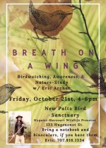 SOIL TO SOUL presents: Breath on a Wing - Birdwatching, Awareness and Nature Study with Eric Archer