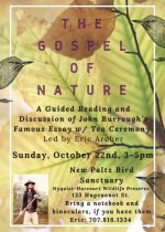 SOIL TO SOUL: The Gospel of Nature: Nature Walk, Reading, and Tea Ceremony with Eric Archer