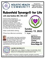Rubenfeld Synergy ® for Life with Judy Swallow, MA, CRS, LCAT