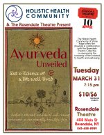 CANCELLED - Ayurveda Unveiled: art & science of a life well lived
