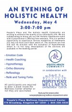 Holistic Healthcare at The People's Place in May