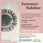 Summer Solstice Ceremony with Kathleen Mandeville