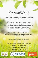 SpringWell! Free Community Wellness Event